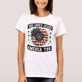 Patriotisk frihet 4 JULI T Shirt