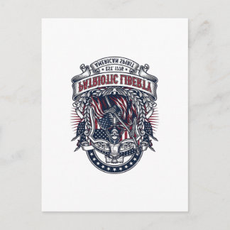 Patriotisk Frihet Skördare Mörk Patriot Skelett &  Vykort