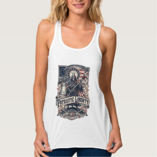 Patriotisk Frihets Skördare Mörk Patriot Skelett & Linne Med Racerback