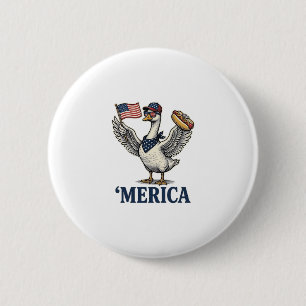 Patriotisk gås 'Merica korv vintage skjorta Desi Knapp