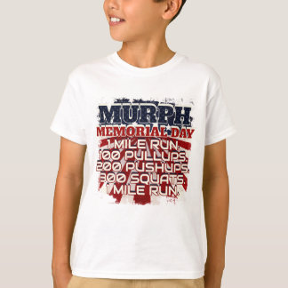 Patriotisk genomkörare för amerikanMurph T Shirt