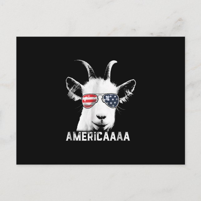 Patriotisk get rolig get Amerika Meddelande Vykort (Framsida)