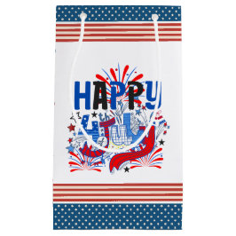 Patriotisk Glad 4:e Juli Firande Design