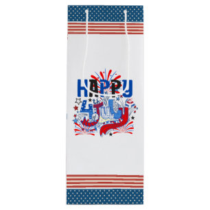 Patriotisk Glad 4:e Juli Firande Design