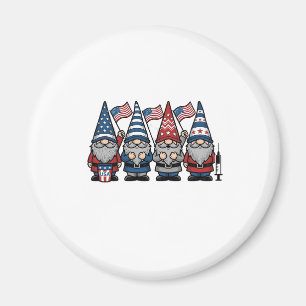 Patriotisk Gnom Sjuksköterska Vektor Vintage Gravy Magnet