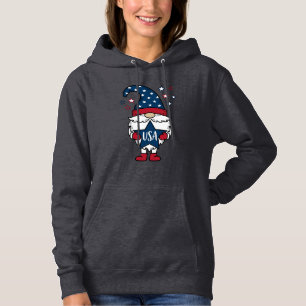 Patriotisk Gnome USA Stjärn Vektor Tröja Design_1