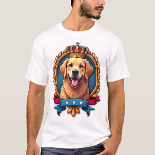 Patriotisk Golden Retriever Grand Crest Tröja