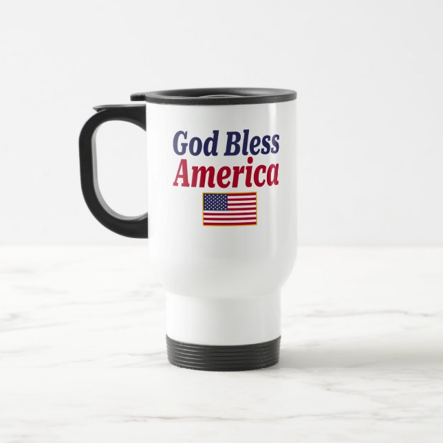 Patriotisk Gud välsigne Amerika Resemugg (Vänster)