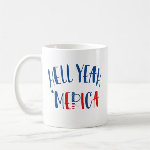 Patriotisk hälsning till America Cup - USA stolthe Kaffemugg