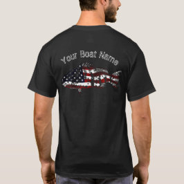 Patriotisk havsaborreskjorta tee