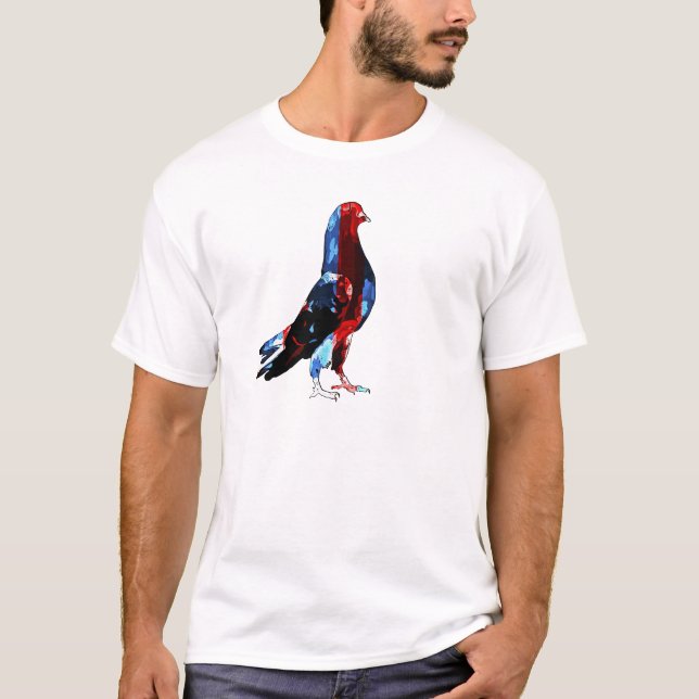 Patriotisk högväxt pojke tee (Framsida)