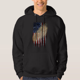 Patriotisk Hoodie oss folket amerikanska flaggan