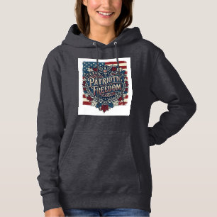 Patriotisk höstlöv vektor grafisk t-shirt