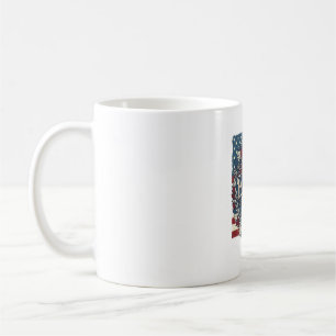 Patriotisk höstlöv vektor grafisk t-shirt kaffemugg