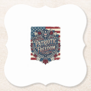 Patriotisk höstlöv vektor grafisk t-shirt underlägg papper