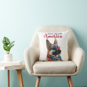 Patriotisk hund - Schäferhund Kudde