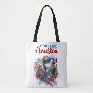 Patriotisk Hund-Spaniel Tygkasse