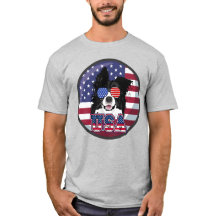 Patriotisk hund USA