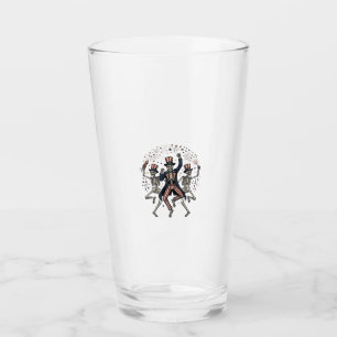 Patriotisk Hundfest Som Om Det Vore 1776 Vintage  Glaskopp