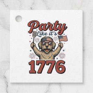 Patriotisk Hundfest Som Om Det Vore 1776 Vintage T Gåvor Etiketter
