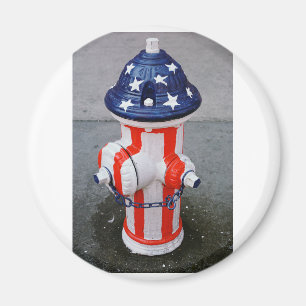 Patriotisk Hydrant Magnet