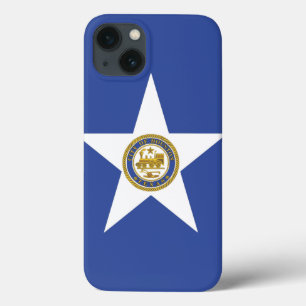 Patriotisk Ipad Luft Fodral med Houston Flagga