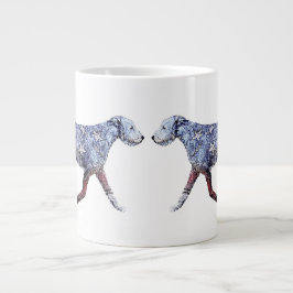 Patriotisk irländsk wolfhound jumbo mugg