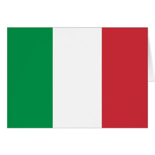 Patriotisk italiensk Flagga Hälsningskort