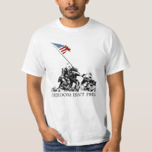 Patriotisk Iwo Jima amerikanska flagganfrihet WWII