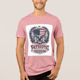 Patriotisk jul vektor grafisk t-shirt