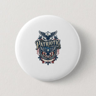 Patriotisk jul vektor grafisk t-shirt (2) knapp