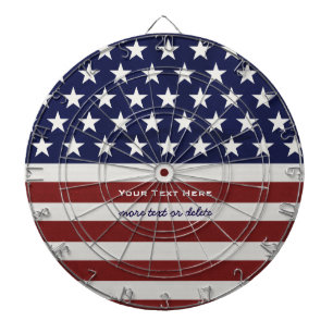 Patriotisk Juli 4th för amerikanUSA flagga Piltavla