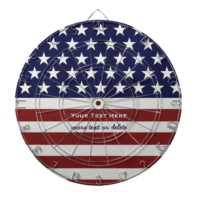 Patriotisk Juli 4th för amerikanUSA flagga Piltavla (Framsidan)