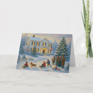 Patriotisk julkort Veteran Holiday Card Kort
