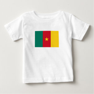 Patriotisk Kamerun Flagga Baby T-Shirt