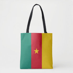 Patriotisk Kamerun Flagga Handväskor Tygkasse