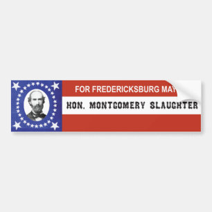 Patriotisk kampanjklistermärke bildekal