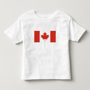 Patriotisk kanadensisk flagga t shirt