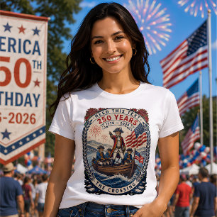 Patriotisk katt 250 år Amerika jubileum T Shirt