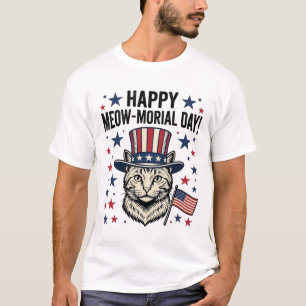 Patriotisk katt jamdags firande vintage vektor des t shirt