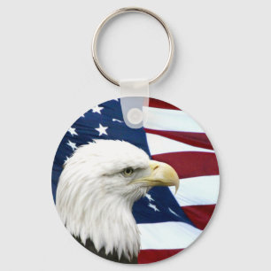 Patriotisk keychain nyckelring