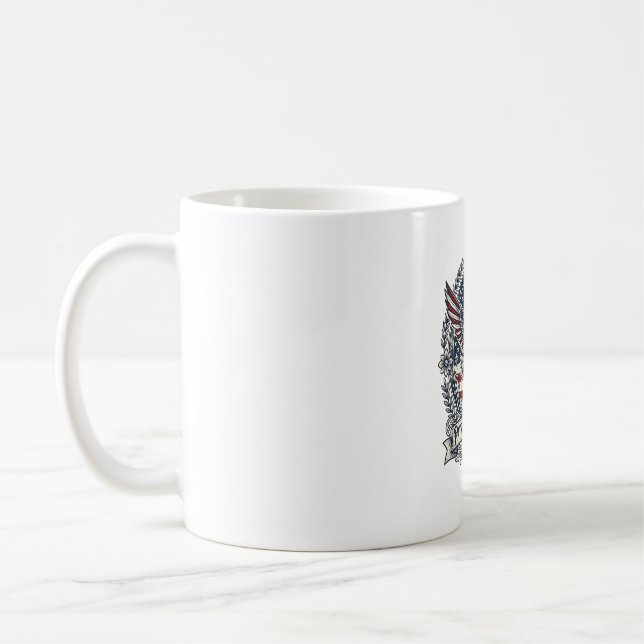 Patriotisk Kolibri Kaffemugg (Vänster)