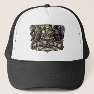 Patriotisk Kolonial Skalle Befälhavare Mörk Patrio Keps