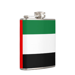 Patriotisk kolv med Flagga av UAE Fickplunta