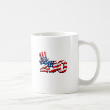 Patriotisk kopp med Uncle Sam-hatt kaffemugg 250ml