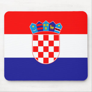 Patriotisk kroatisk flagga musmatta