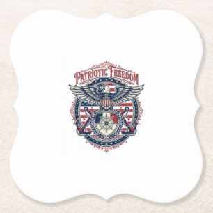 Patriotisk kustpreppig vektor grafisk t-shirt underlägg papper