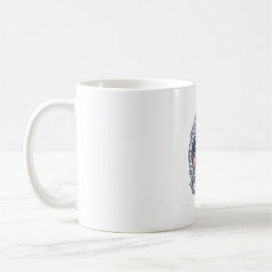 Patriotisk kyrkläger Vector Grafik T-shirt Kaffemugg