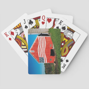 Patriotisk ladugård casinokort