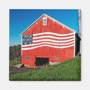 Patriotisk ladugård magnet